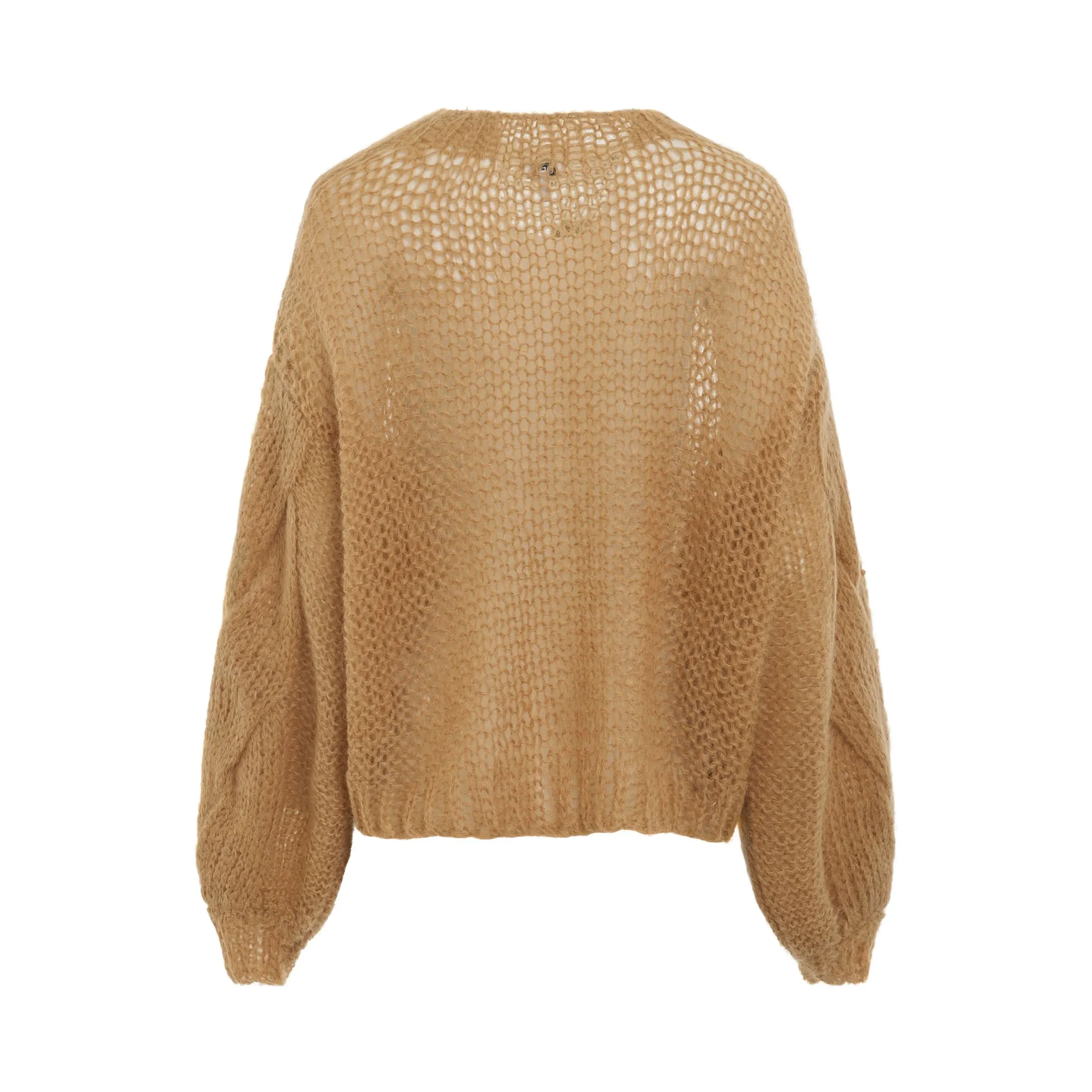 Anagram Mohair Sweater in Light Camel