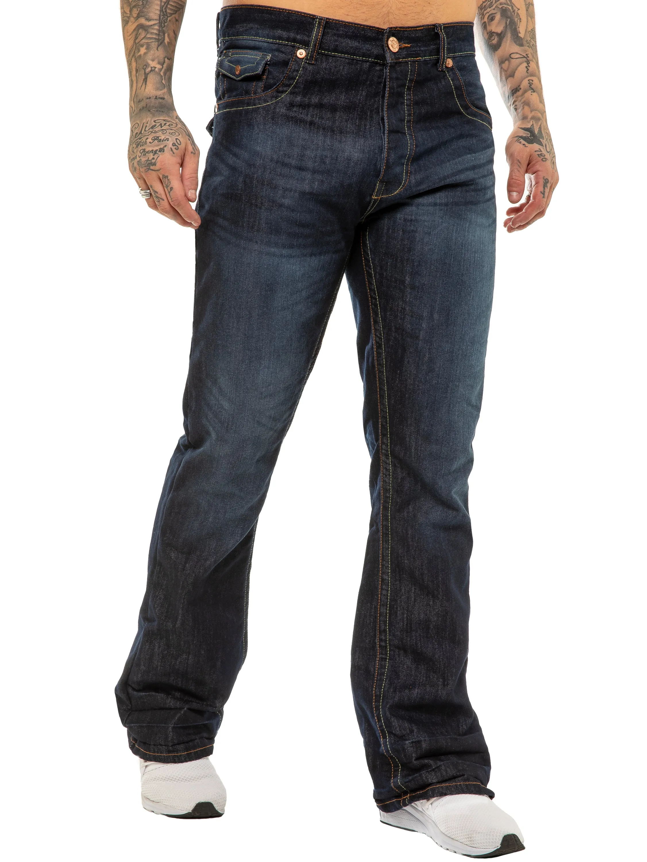 APT Designer | Men's Classic Boot Cut Denim Jeans