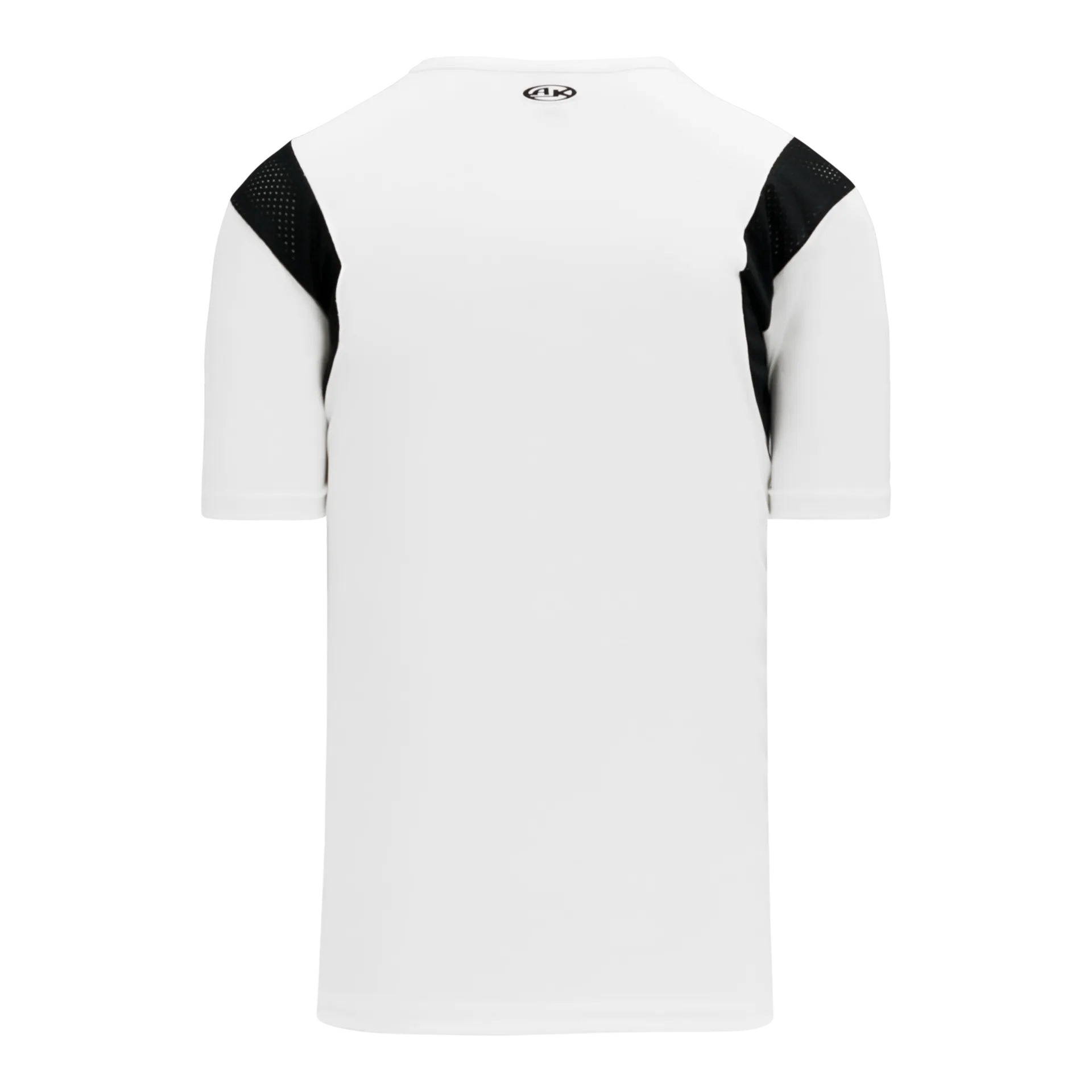 Athletic Knit V-Neck Performance Baseball Jersey With Mesh Shoulder Inserts