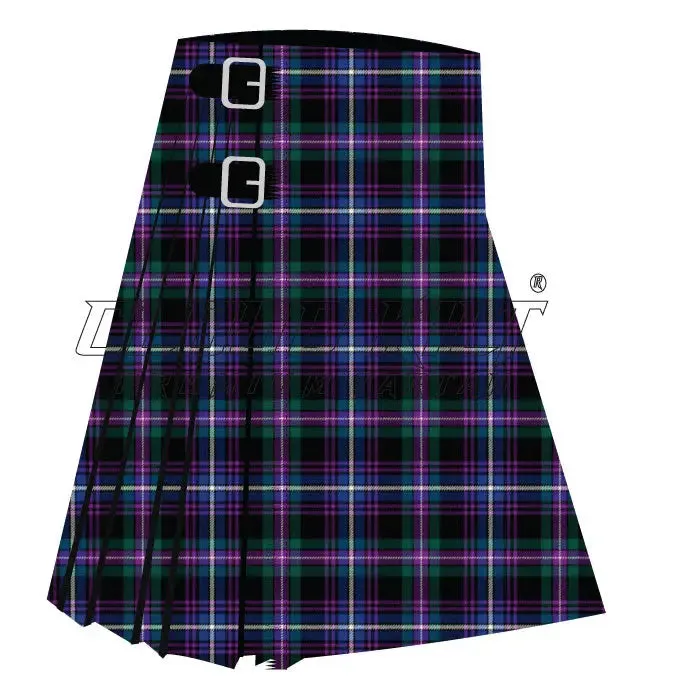 Auld Lang Syne Blue Premium Tartan Kilt