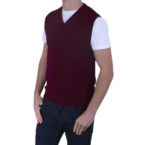 Balmoral Men V-Neck Lambswool Slipover Sweater Vests