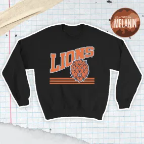 Black Lincoln Classic Crewneck