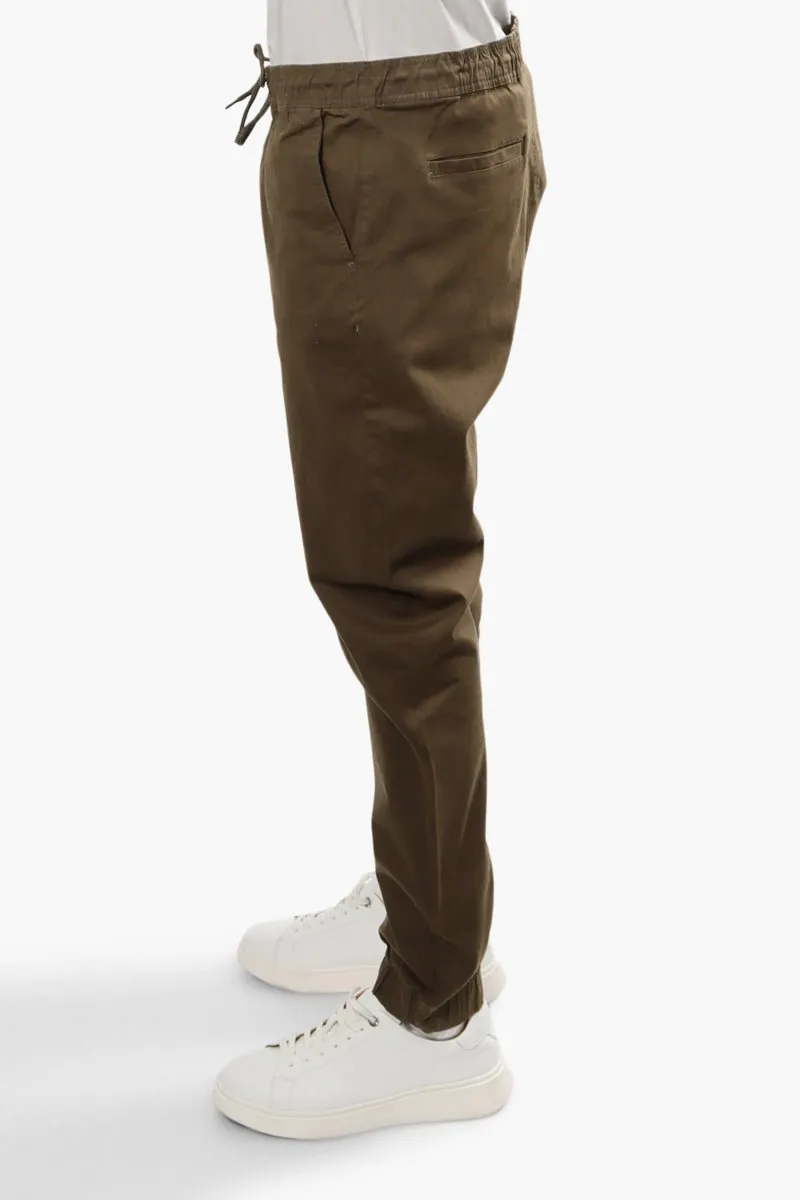 Canada Weather Gear Tie Waist Jogger Pants - Olive