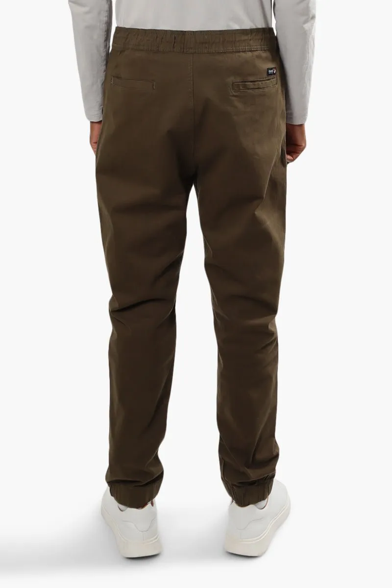 Canada Weather Gear Tie Waist Jogger Pants - Olive