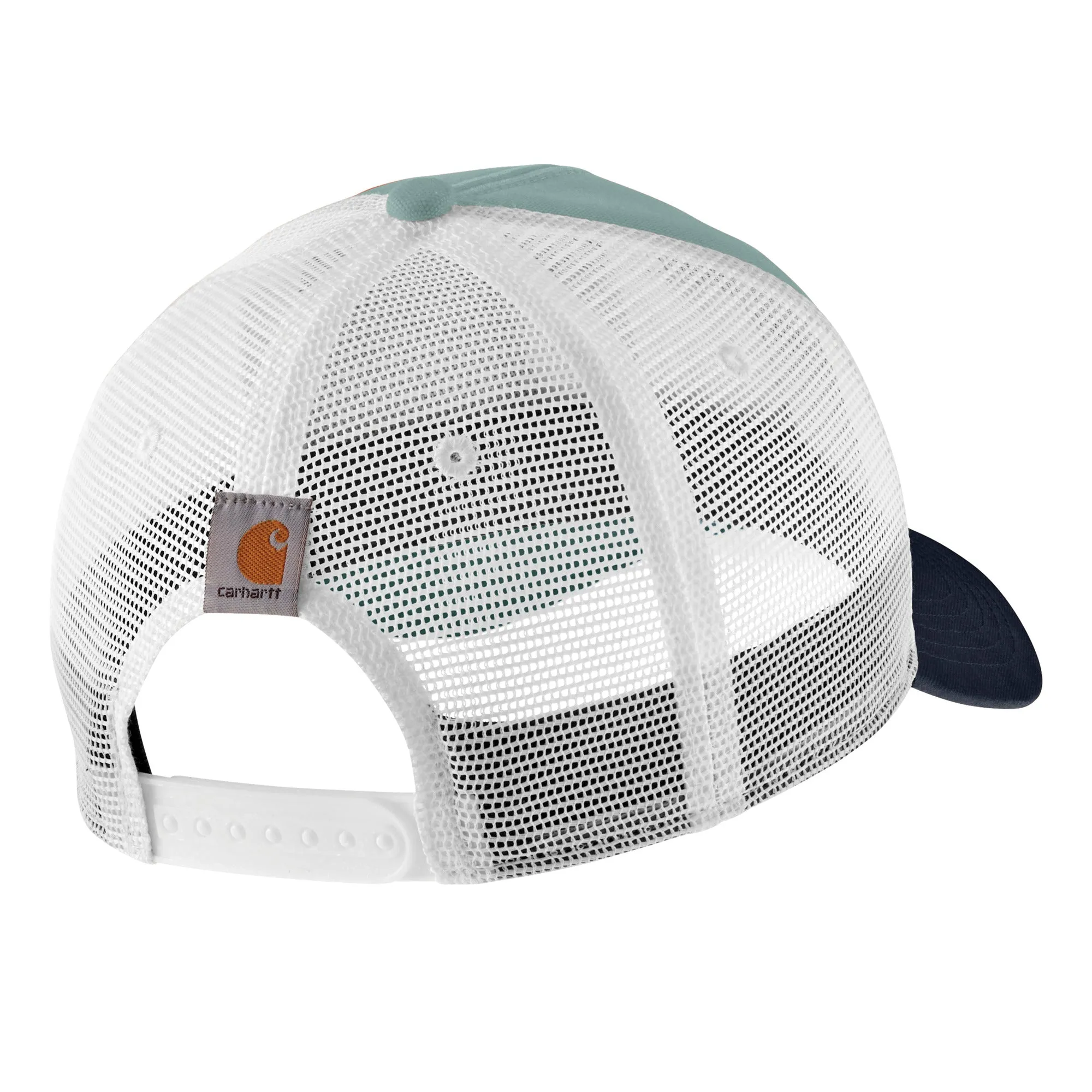 Carhartt Men's Canvas Mesh-Back Logo Graphic Cap