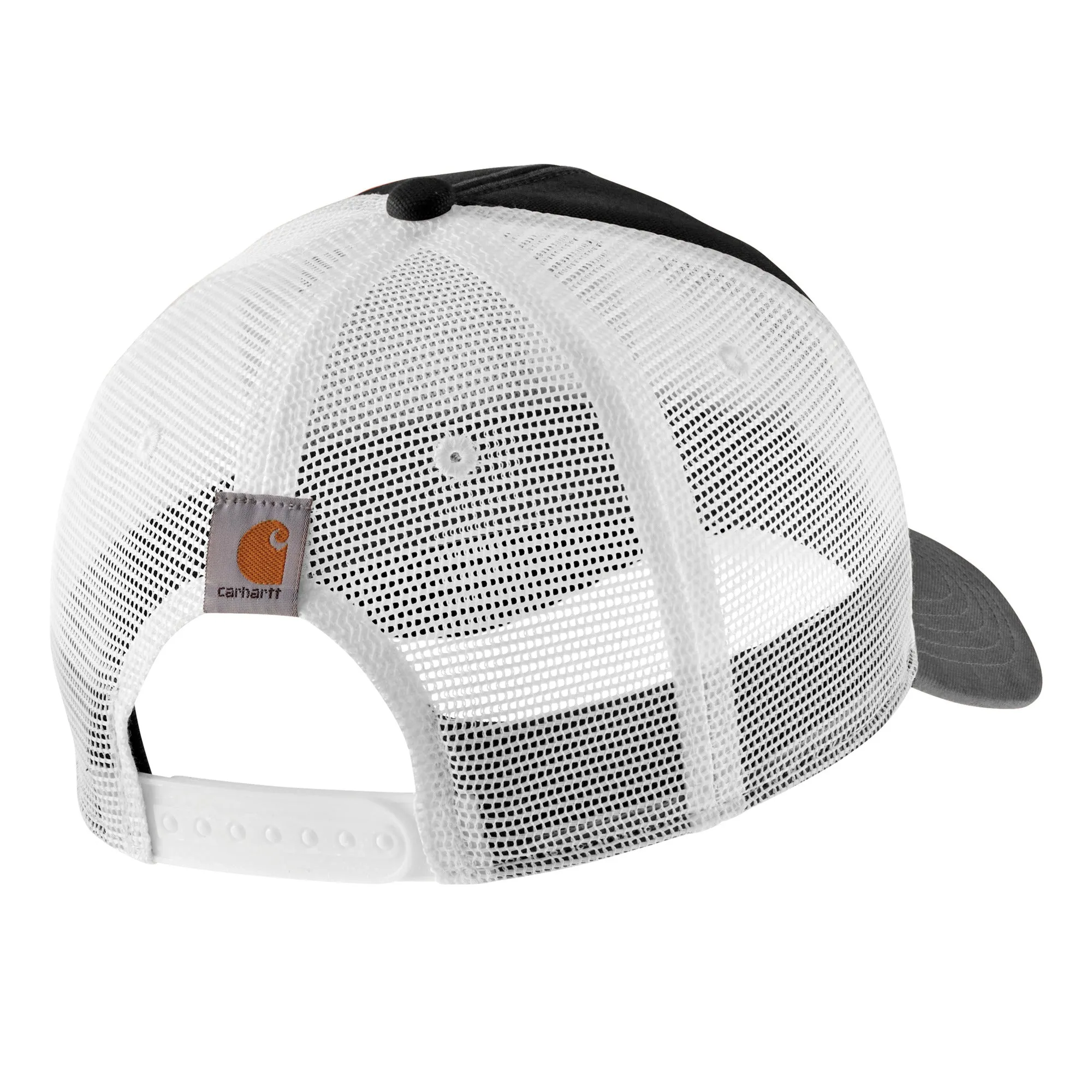 Carhartt Men's Canvas Mesh-Back Logo Graphic Cap