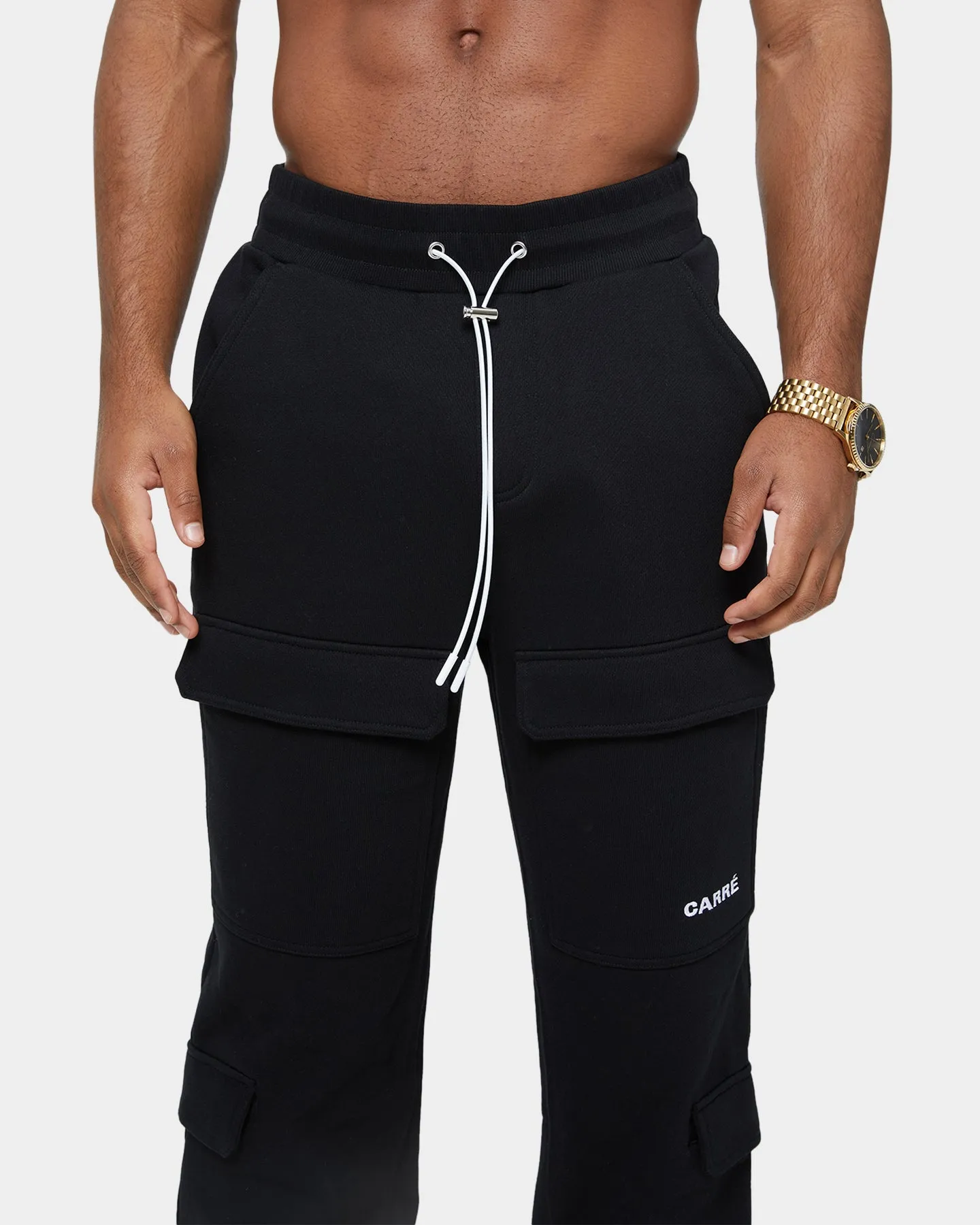 Carre Dominateur Cargo Joggers Black