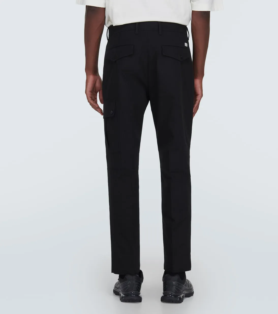 Ccotton cargo pants. Company, black