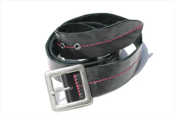 Centre stitch belt - red stitch