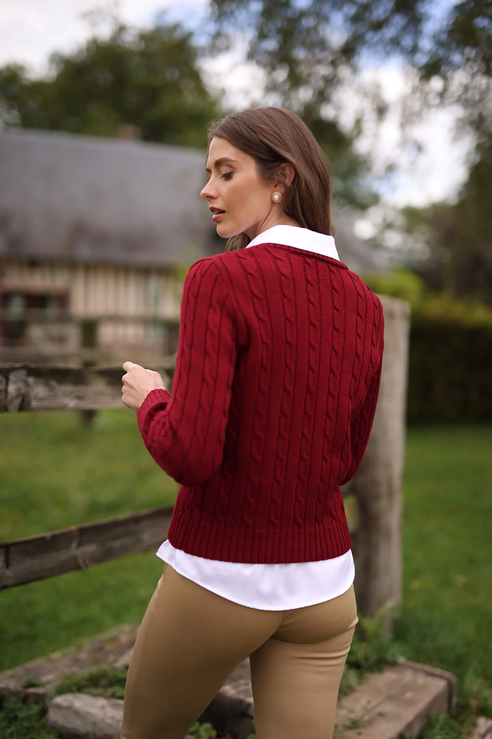 Christin Cable Knit Sweater