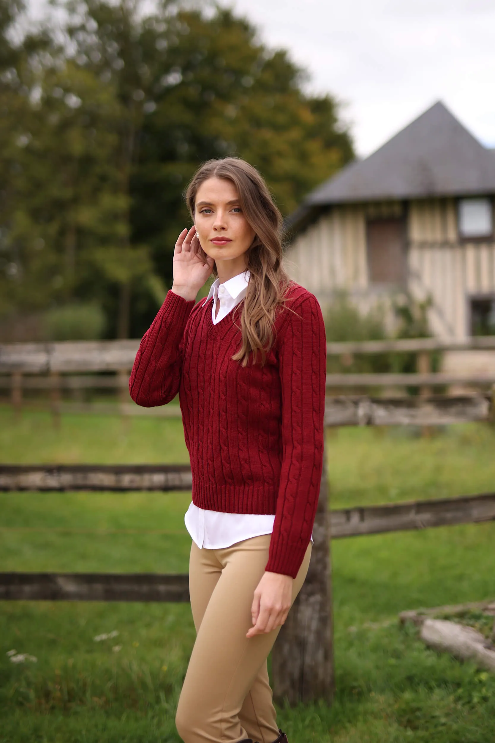 Christin Cable Knit Sweater