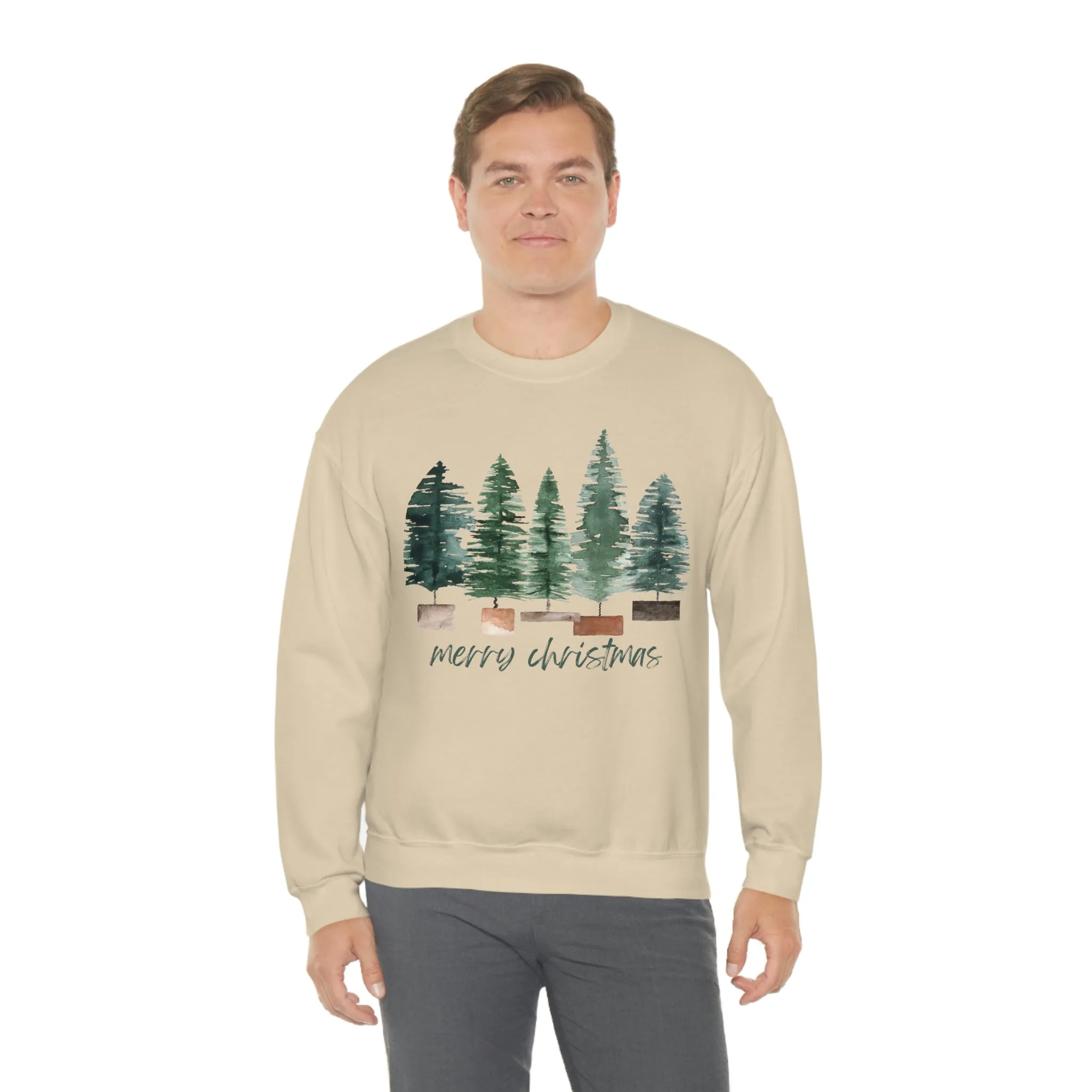 Christmas bubble tree Unisex Heavy Blend Crewneck Sweatshirt