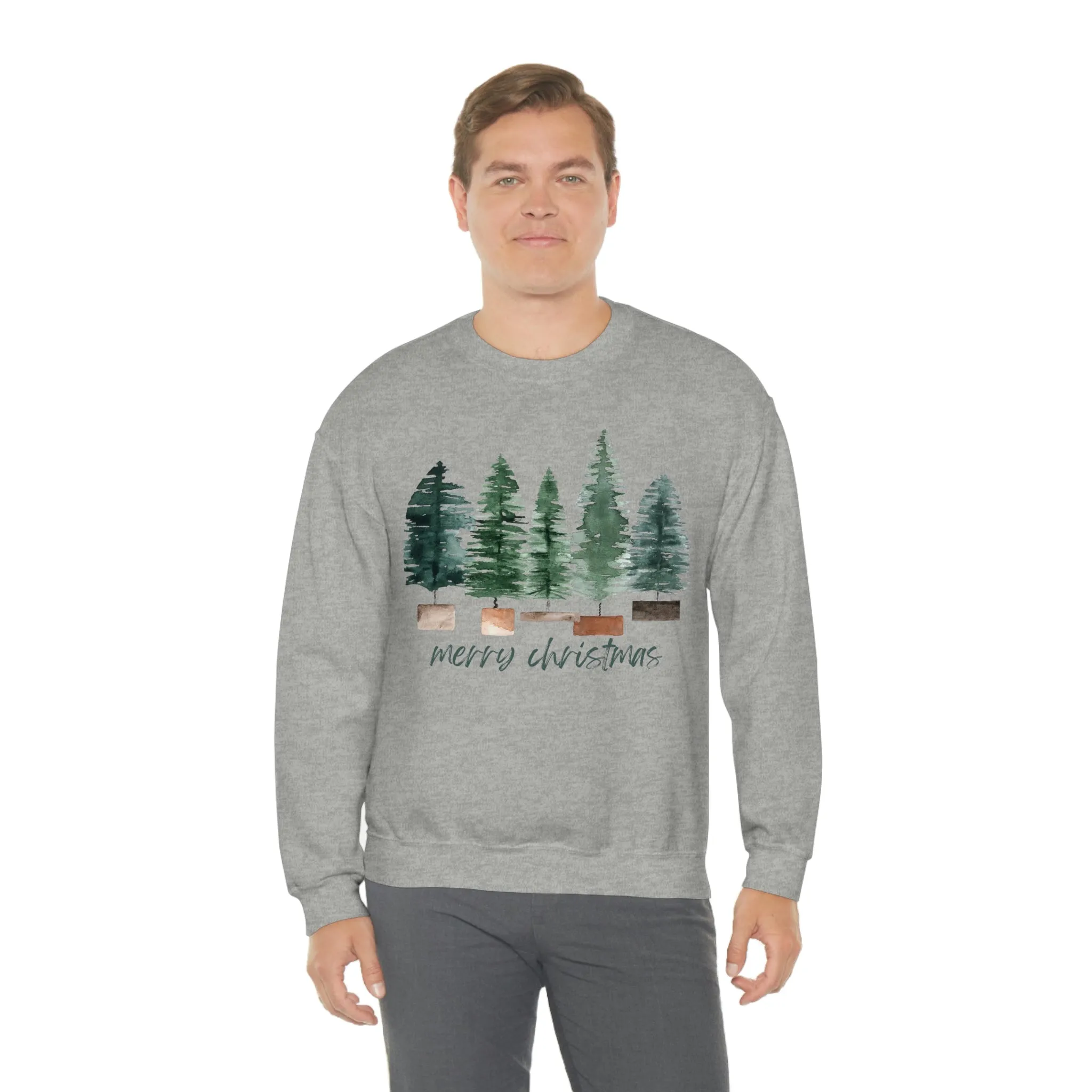 Christmas bubble tree Unisex Heavy Blend Crewneck Sweatshirt