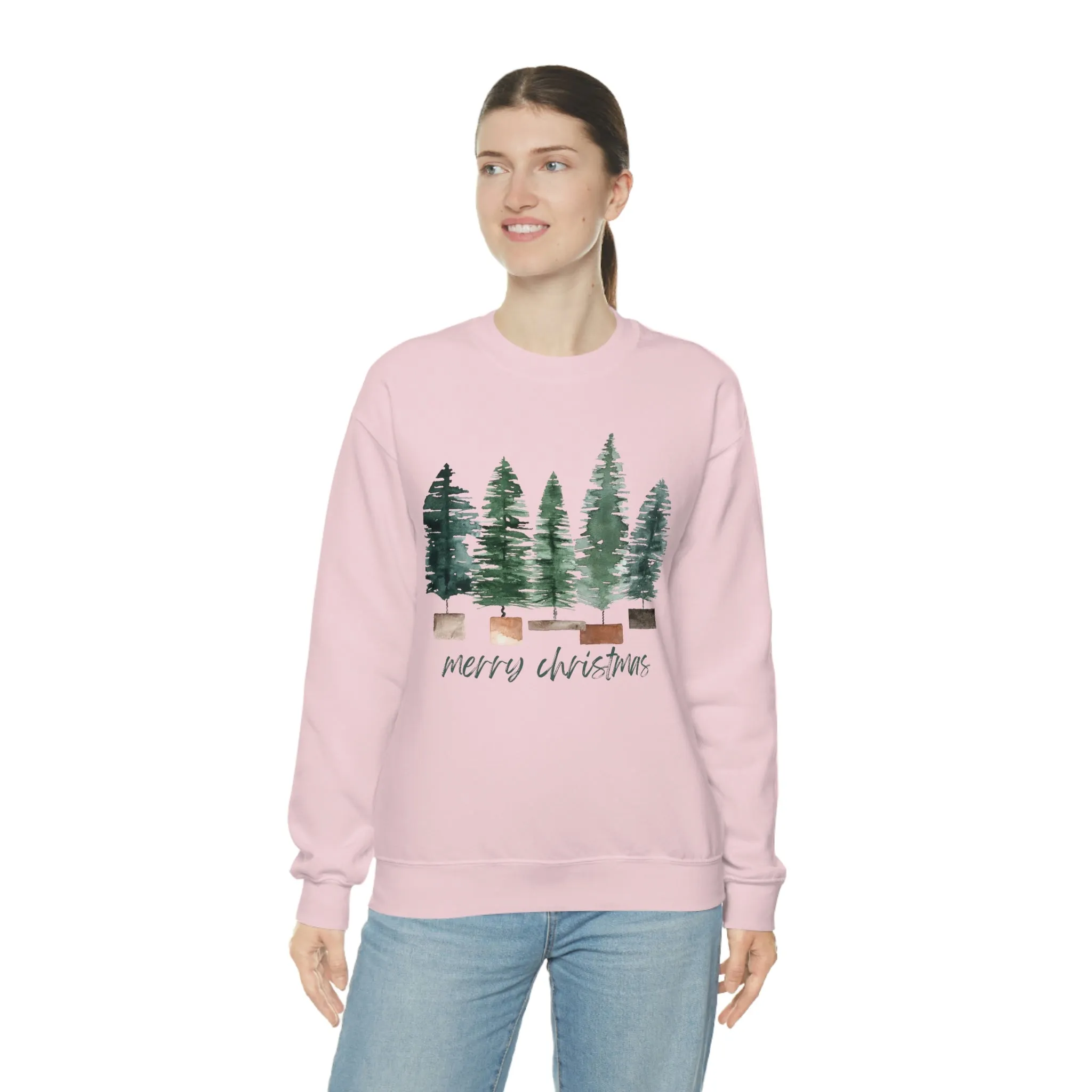 Christmas bubble tree Unisex Heavy Blend Crewneck Sweatshirt