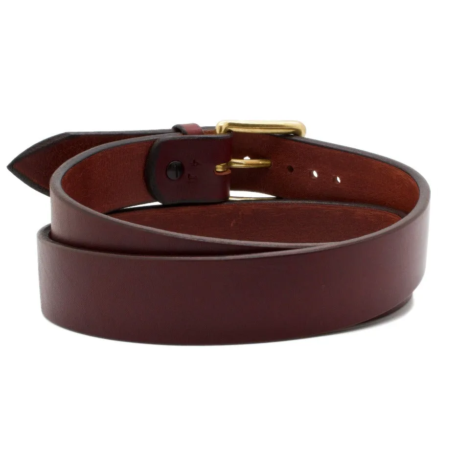 CLASSIC MERLOT 1.5 Leather Belt