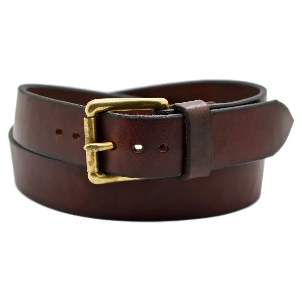 CLASSIC NARROW 1.25 MAHOGANY Leather Belt