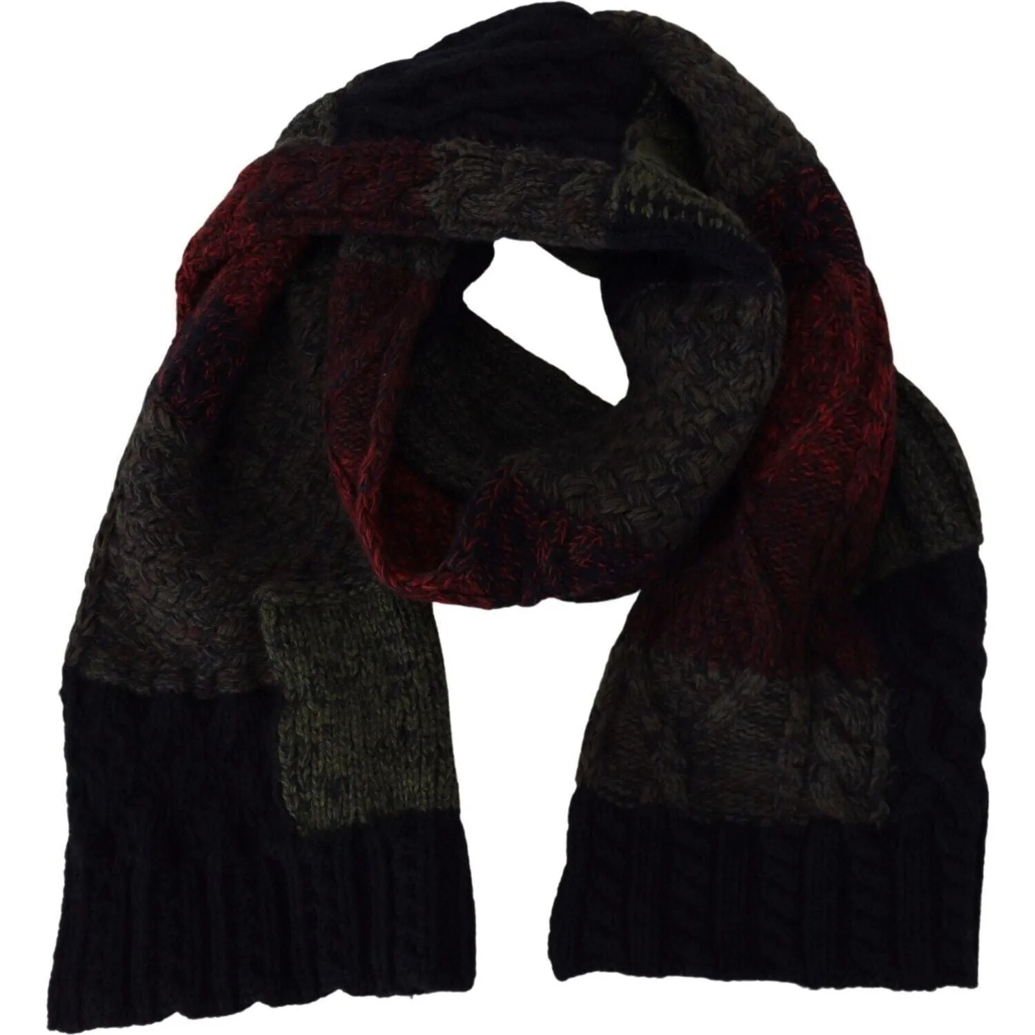 Dolce & Gabbana Elegant Wool-Cashmere Men's Scarf