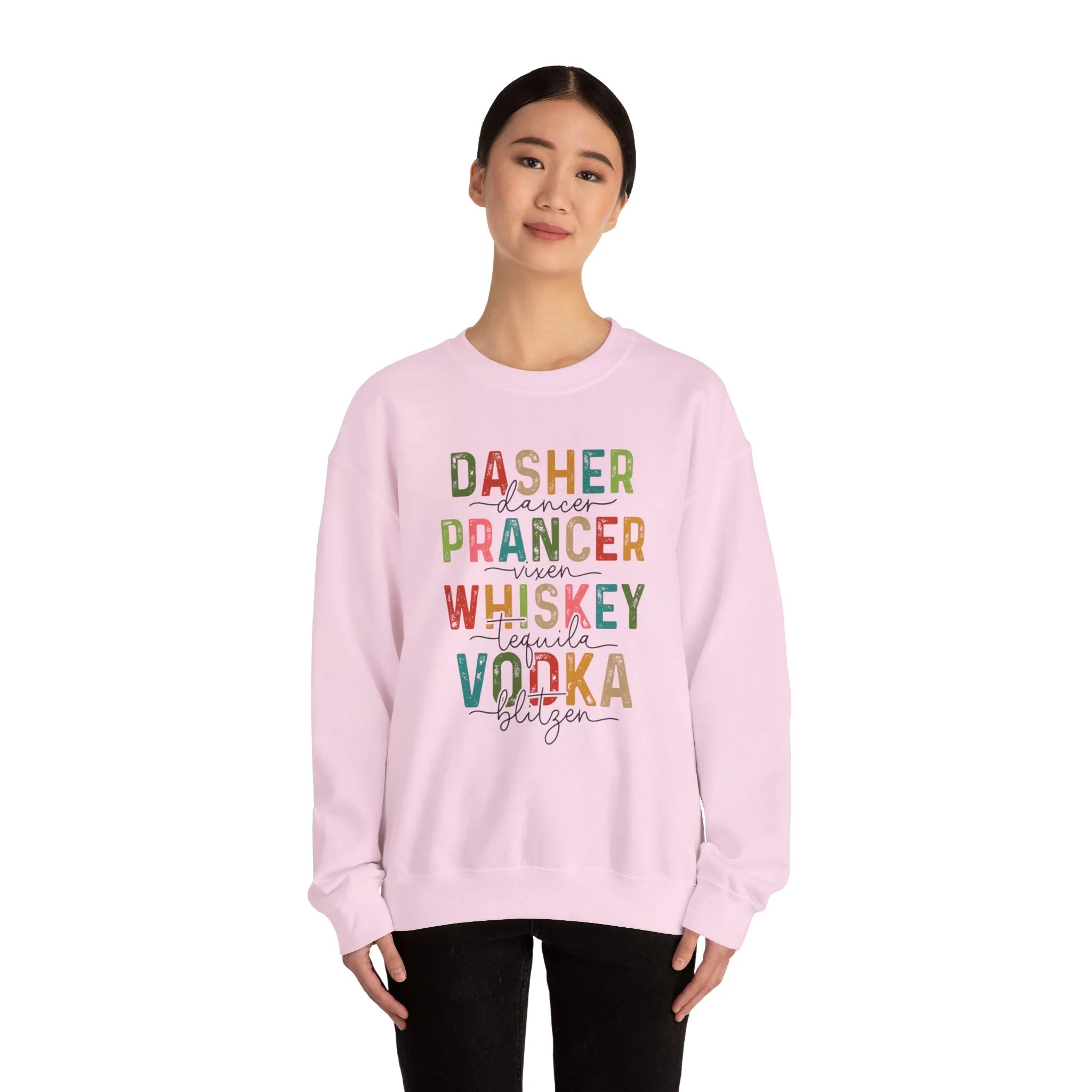 Drunk Reindeers Unisex Heavy Blend™ Crewneck Sweatshirt