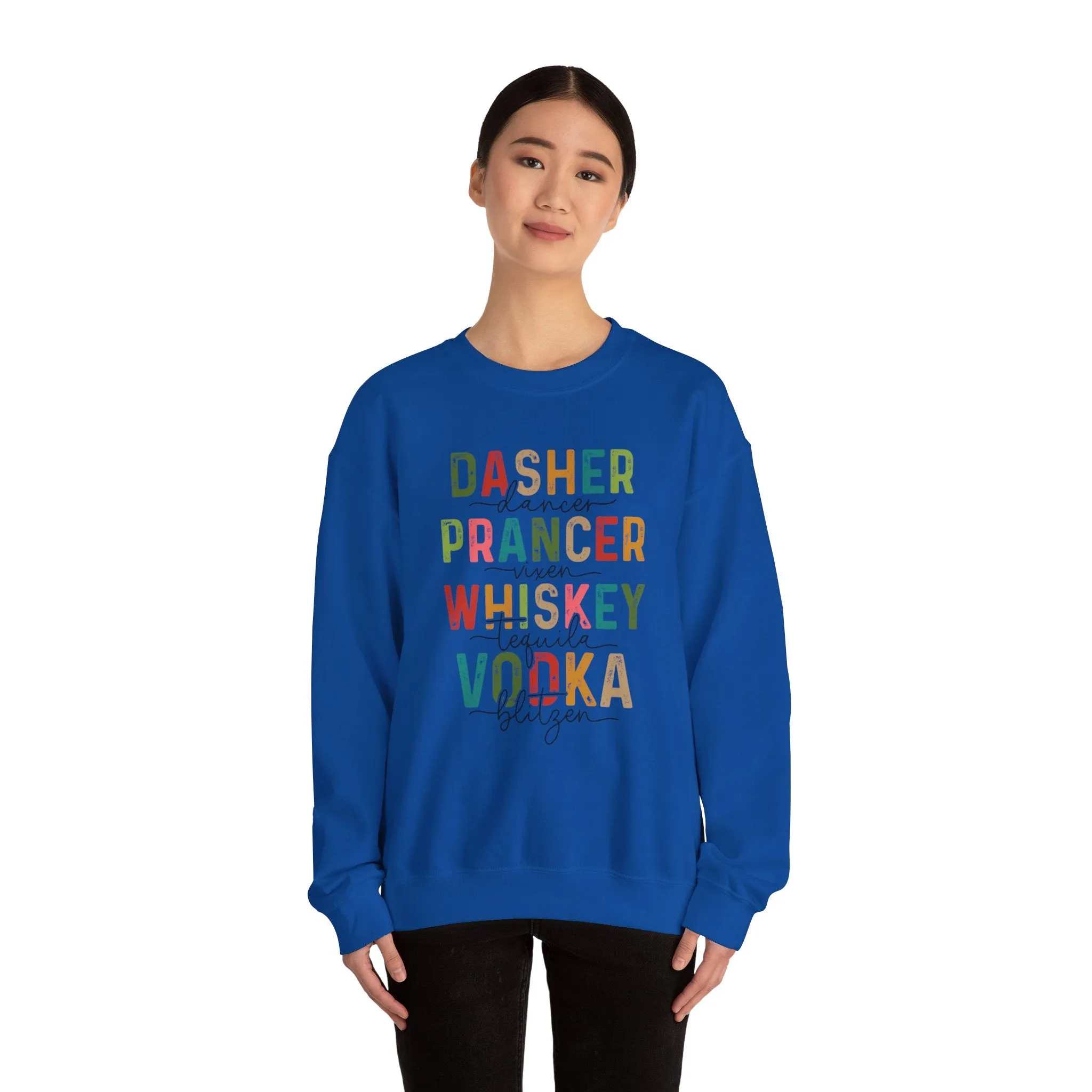 Drunk Reindeers Unisex Heavy Blend™ Crewneck Sweatshirt