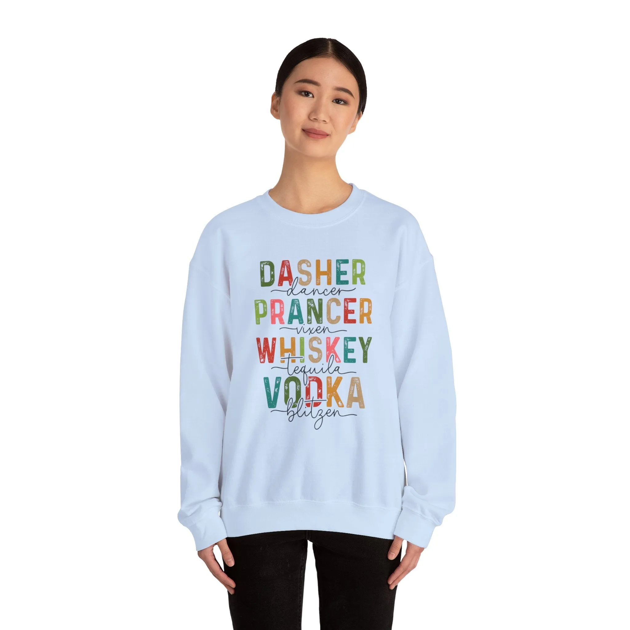 Drunk Reindeers Unisex Heavy Blend™ Crewneck Sweatshirt