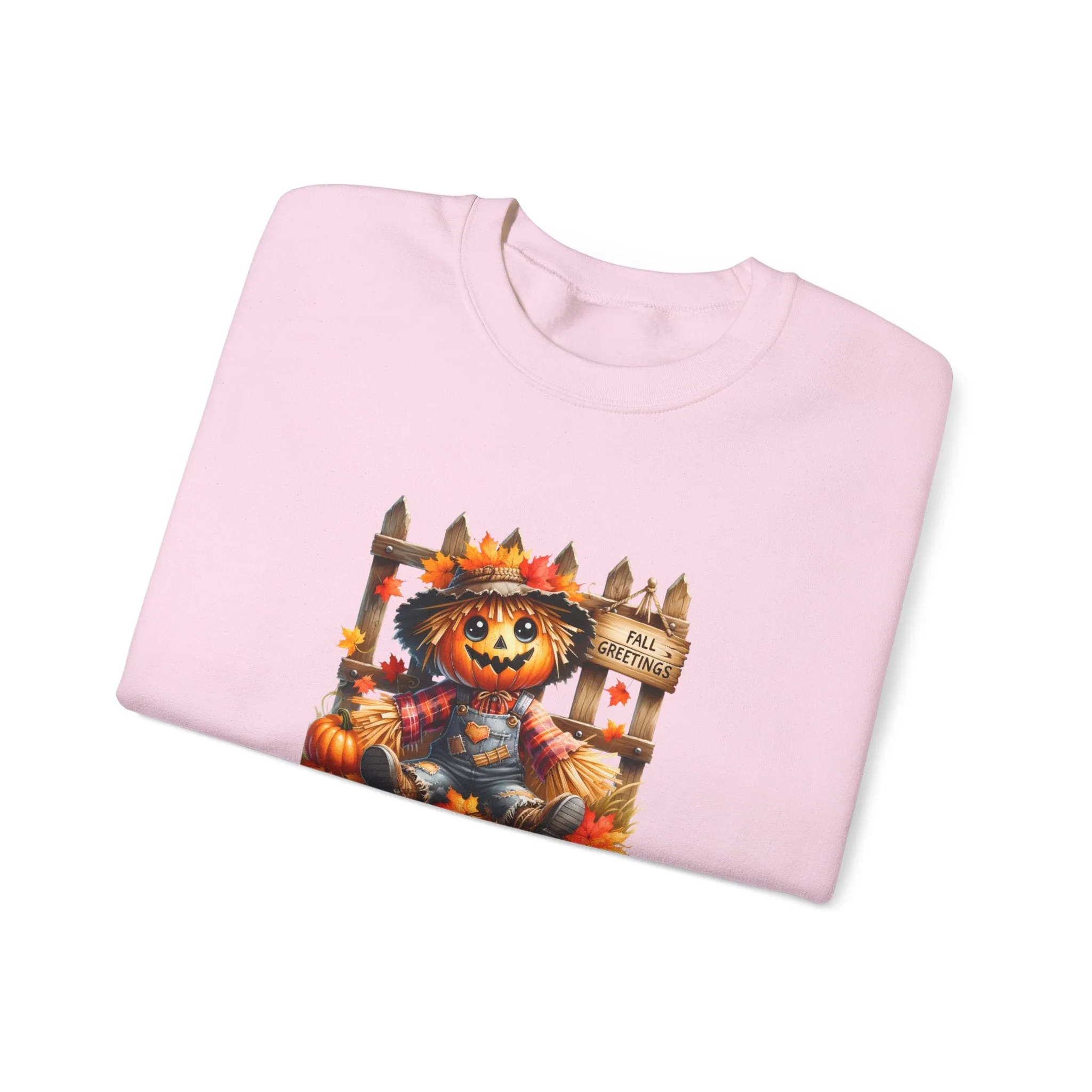 Fall Scarecrow Unisex Heavy Blend™ Crewneck Sweatshirt