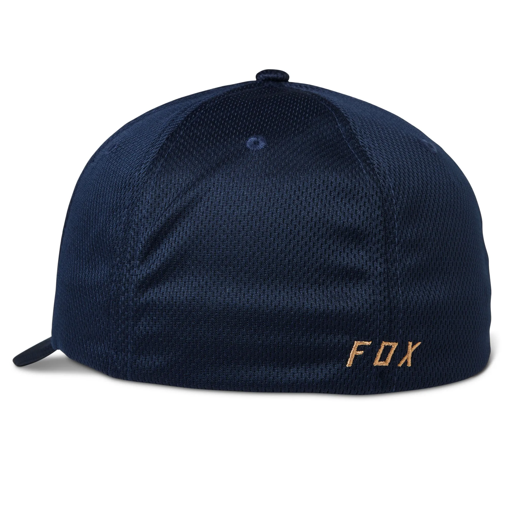 Fox Racing  Mens Lithotype FlexFit 2.0 Hat Baseball Cap Curved Bill Deep Cobalt