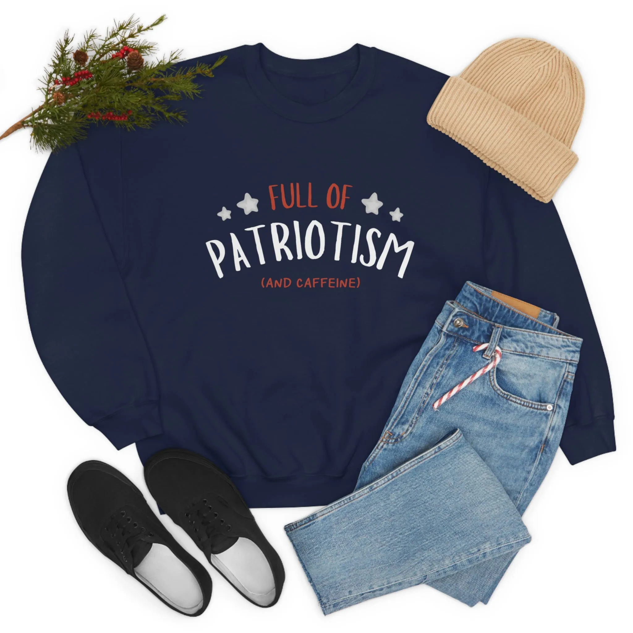 Full of Patriotism Crewneck Sweatshirt