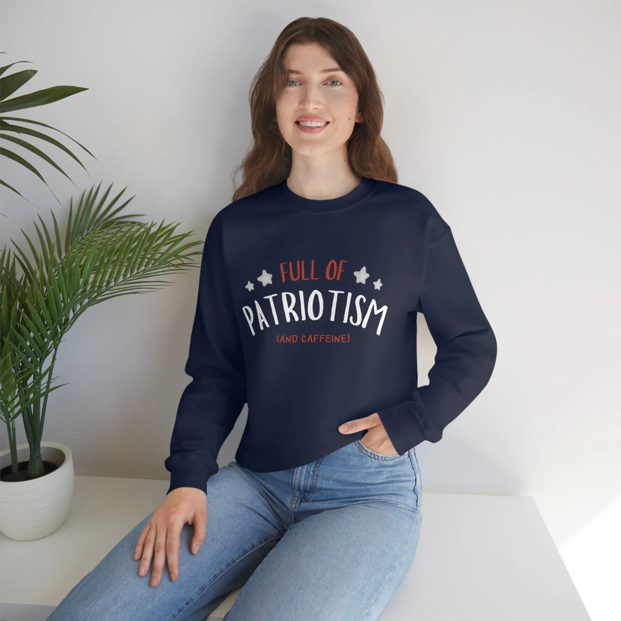 Full of Patriotism Crewneck Sweatshirt