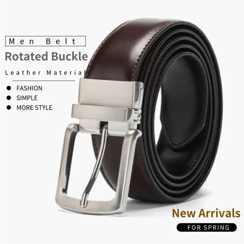 Funki Buys | Belts | Men's Luxury Leather Belt | Reversible Buckle