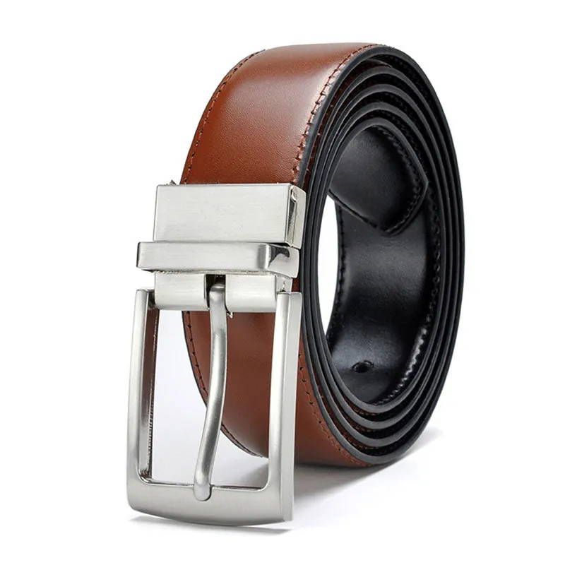 Funki Buys | Belts | Men's Luxury Leather Belt | Reversible Buckle