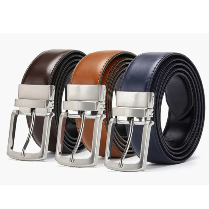 Funki Buys | Belts | Men's Luxury Leather Belt | Reversible Buckle