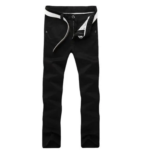 Funki Buys | Pants | Men's Slim Mid Waist Jeans | Cargo Pants