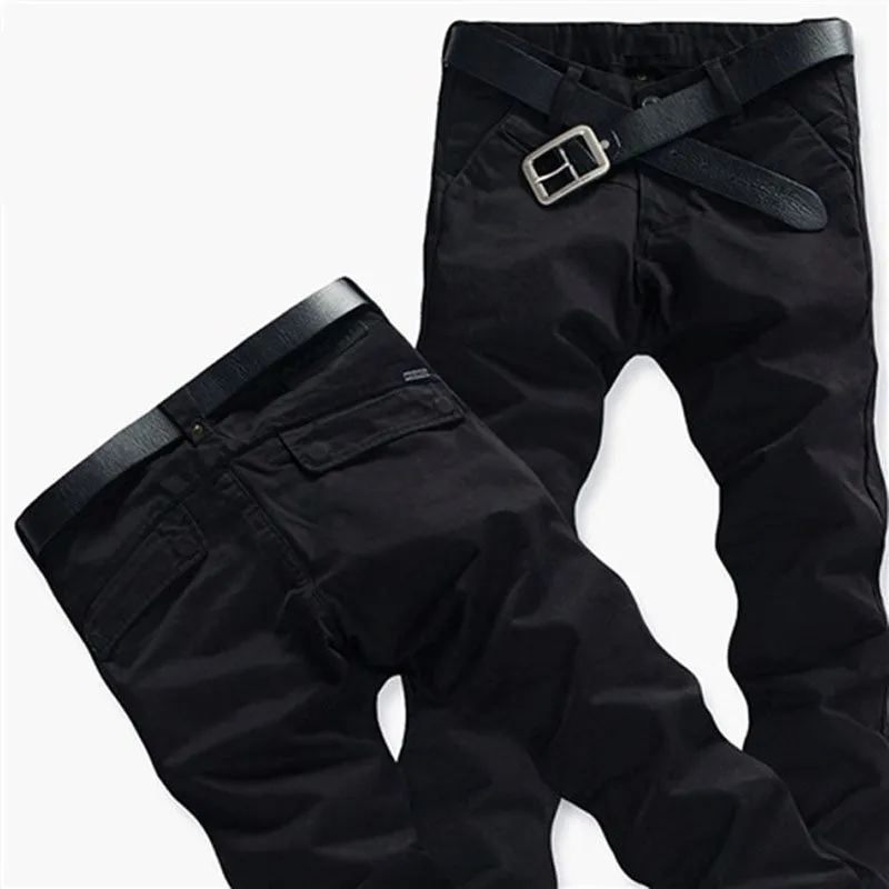 Funki Buys | Pants | Men's Slim Mid Waist Jeans | Cargo Pants