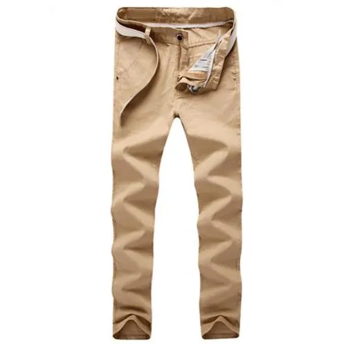 Funki Buys | Pants | Men's Slim Mid Waist Jeans | Cargo Pants