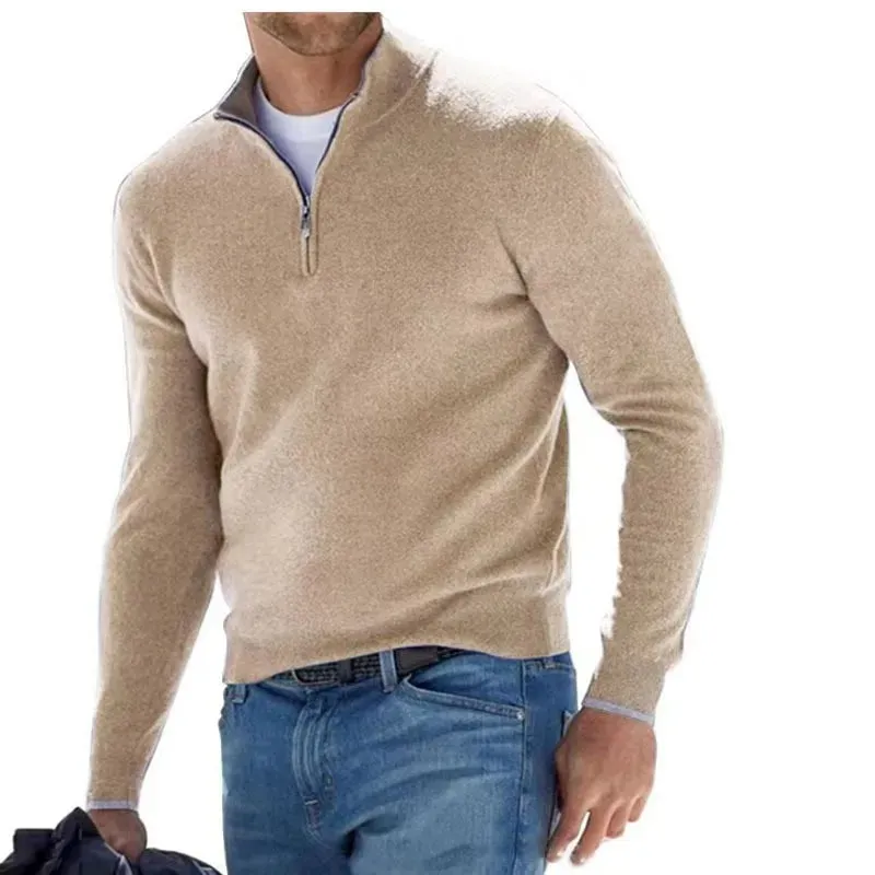 Funki Buys | Sweaters | Men's Slim Fit V-neck Casual Pullover