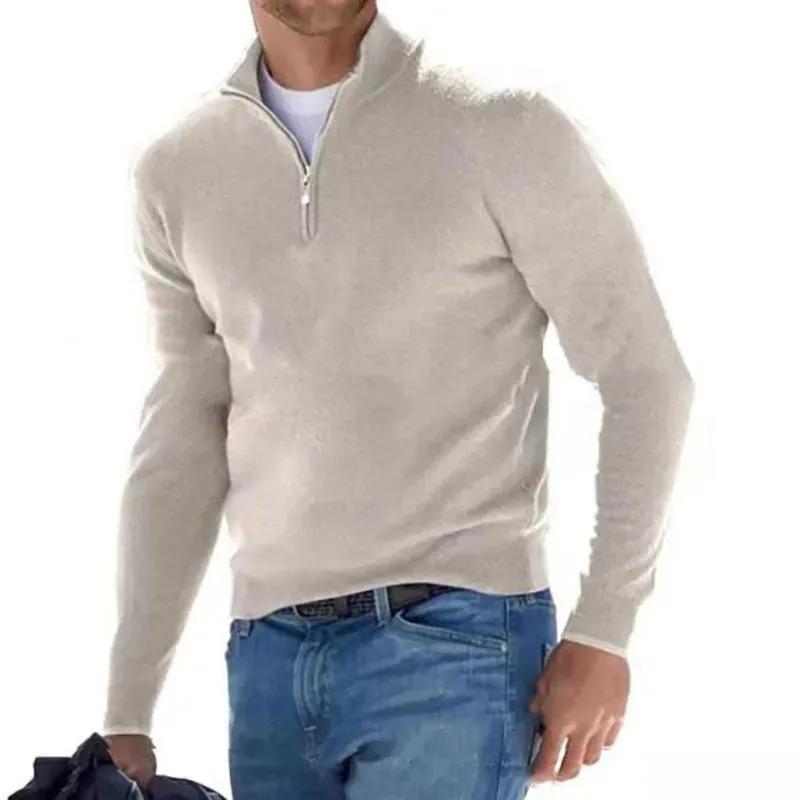 Funki Buys | Sweaters | Men's Slim Fit V-neck Casual Pullover