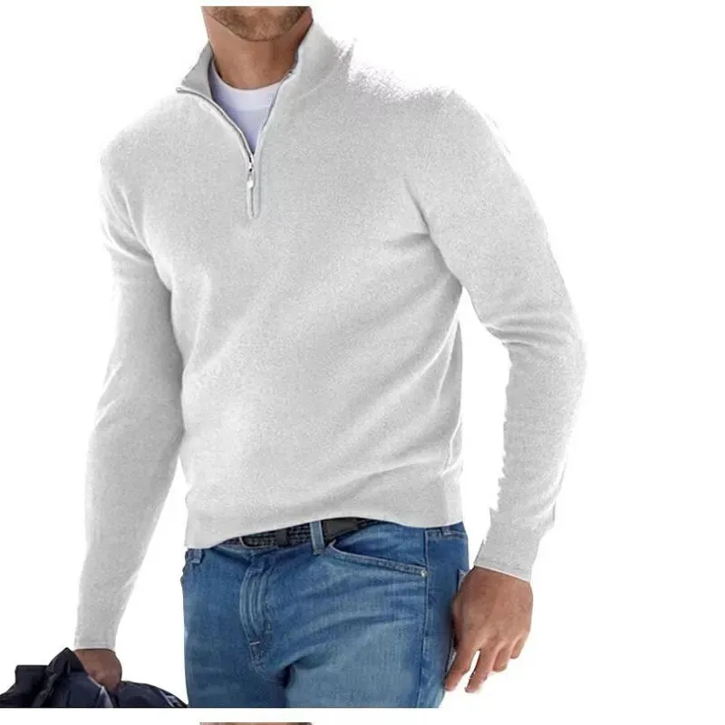 Funki Buys | Sweaters | Men's Slim Fit V-neck Casual Pullover