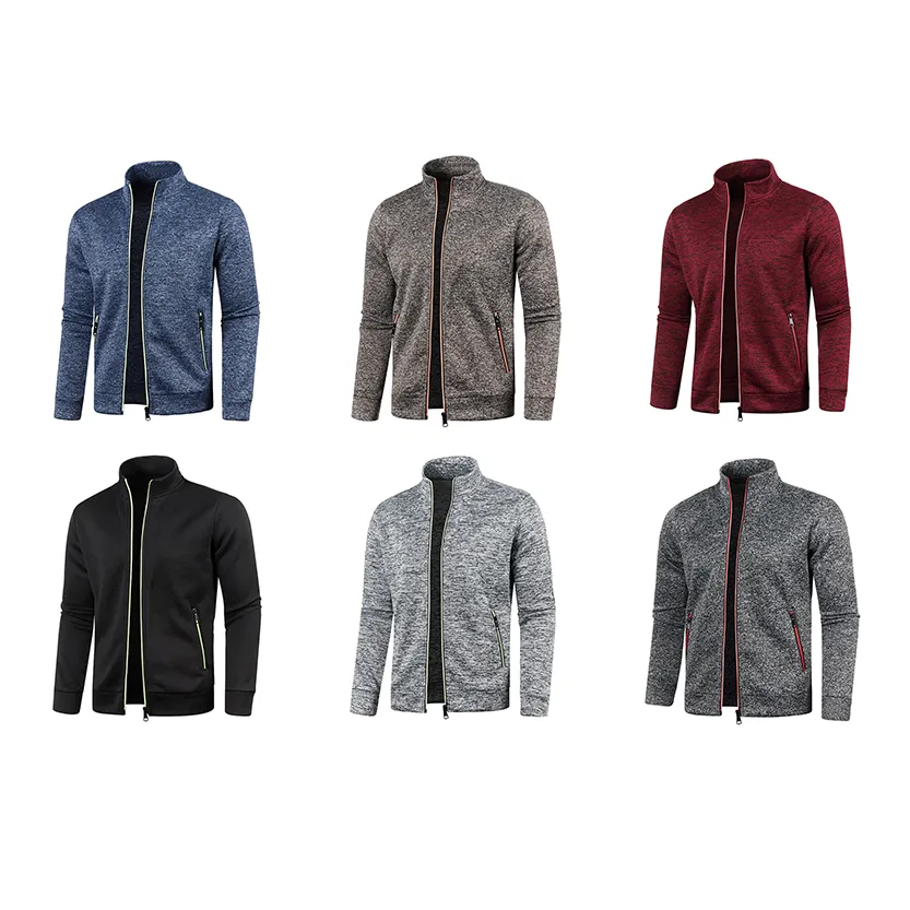 Funki Buys | Sweaters | Men's Zip Up Stand Collar Winter Jacket