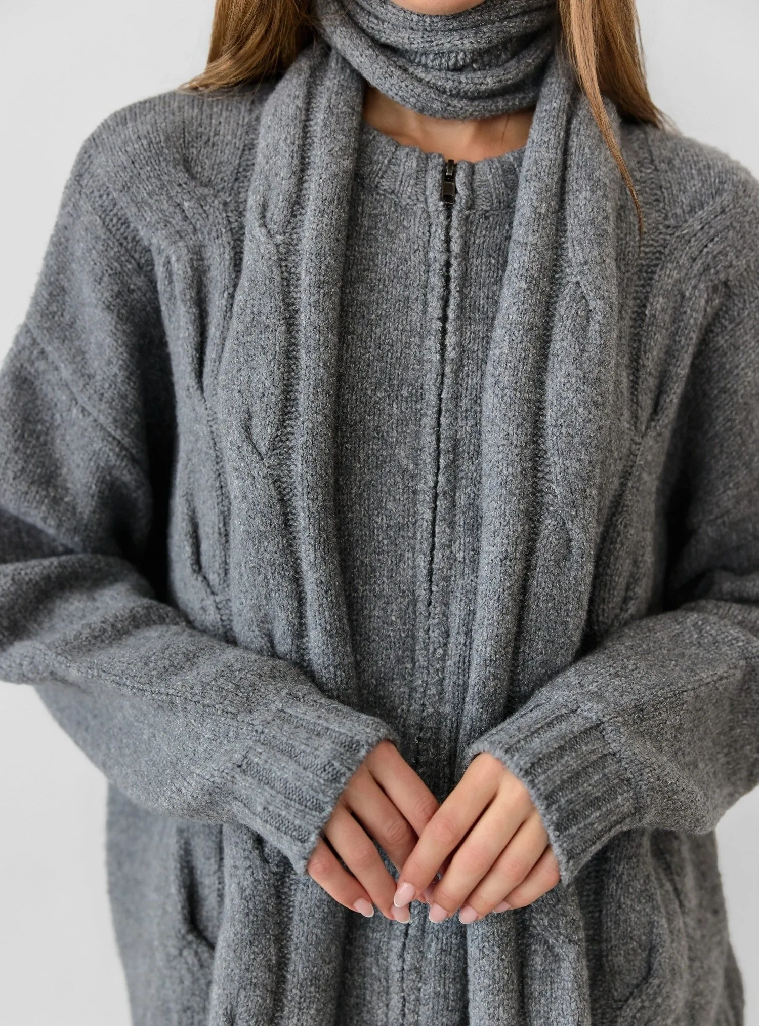 Gillian Cardigan in Grey