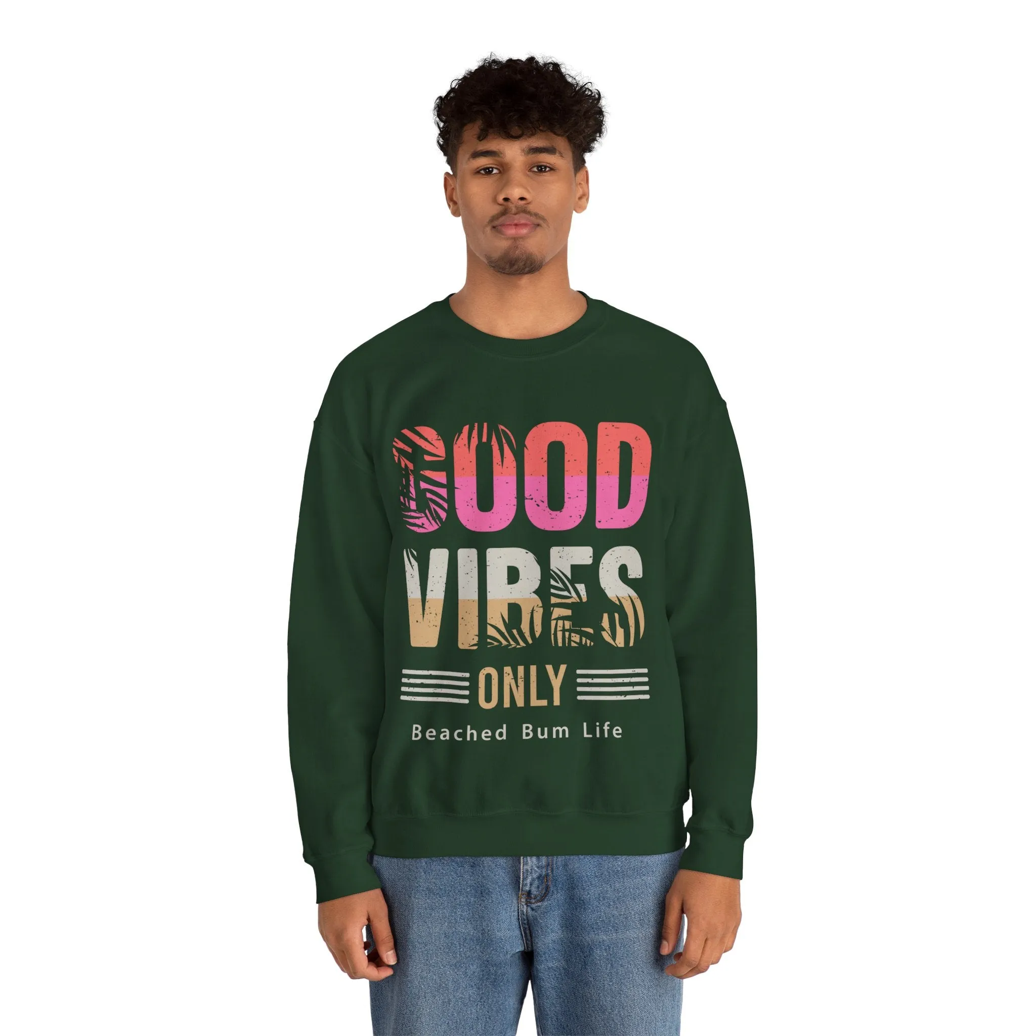 GOOD VIBES - Unisex Heavy Blend™ Crewneck Sweatshirt