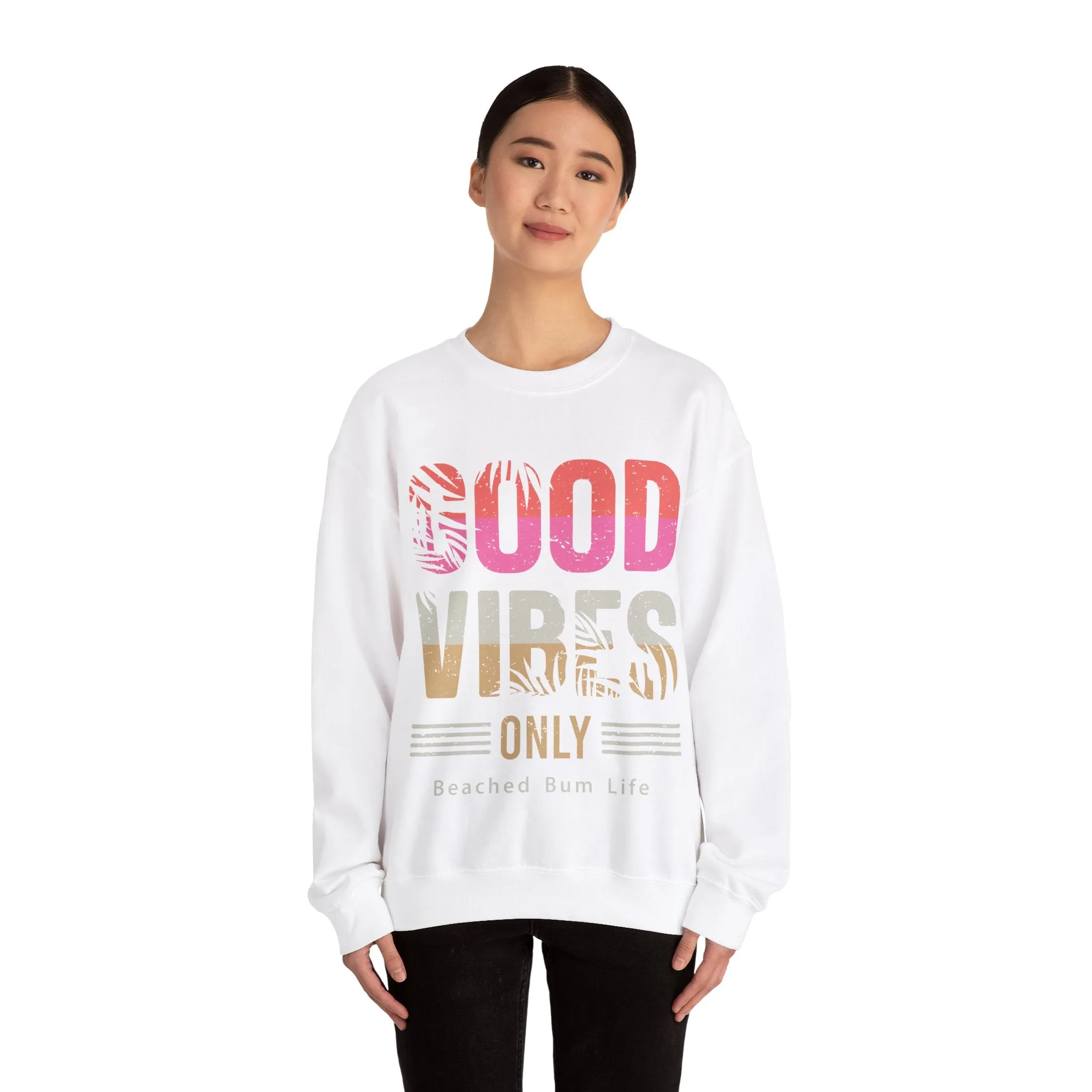 GOOD VIBES - Unisex Heavy Blend™ Crewneck Sweatshirt