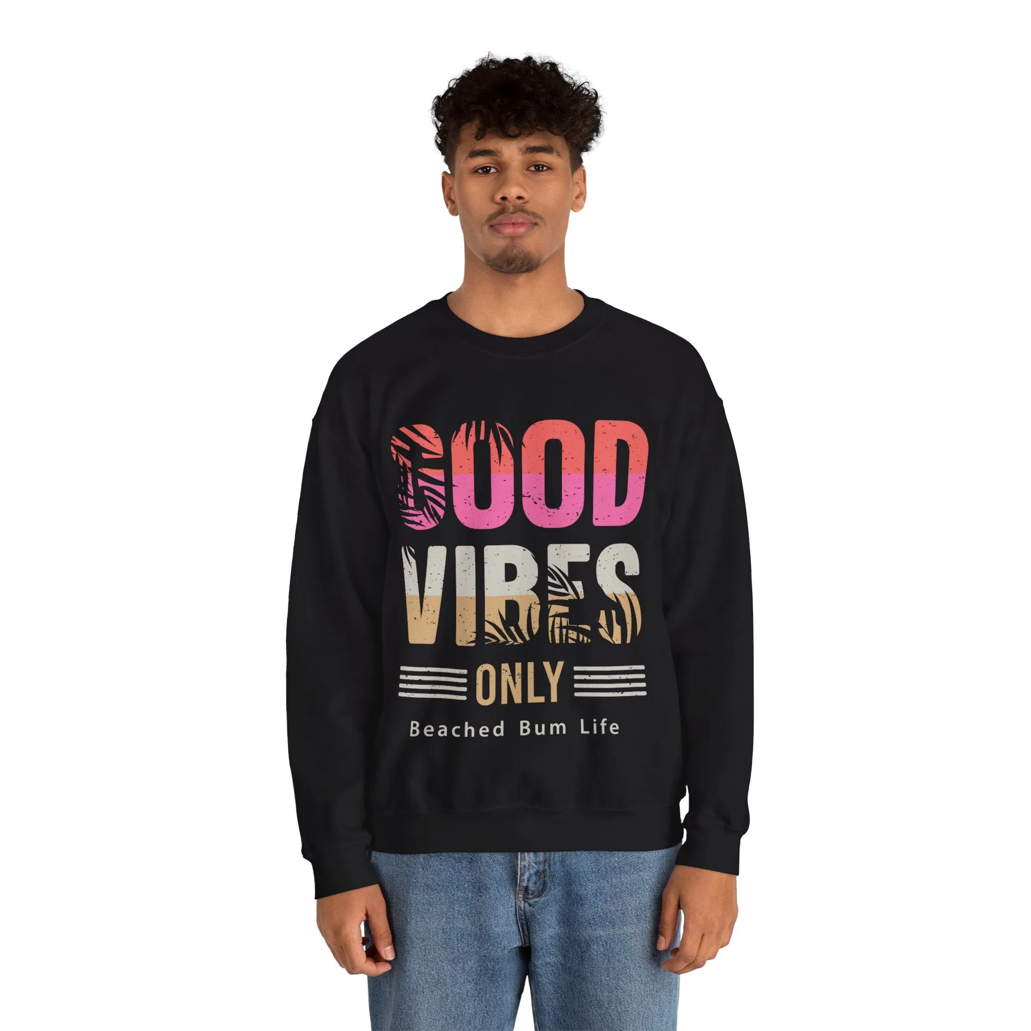 GOOD VIBES - Unisex Heavy Blend™ Crewneck Sweatshirt