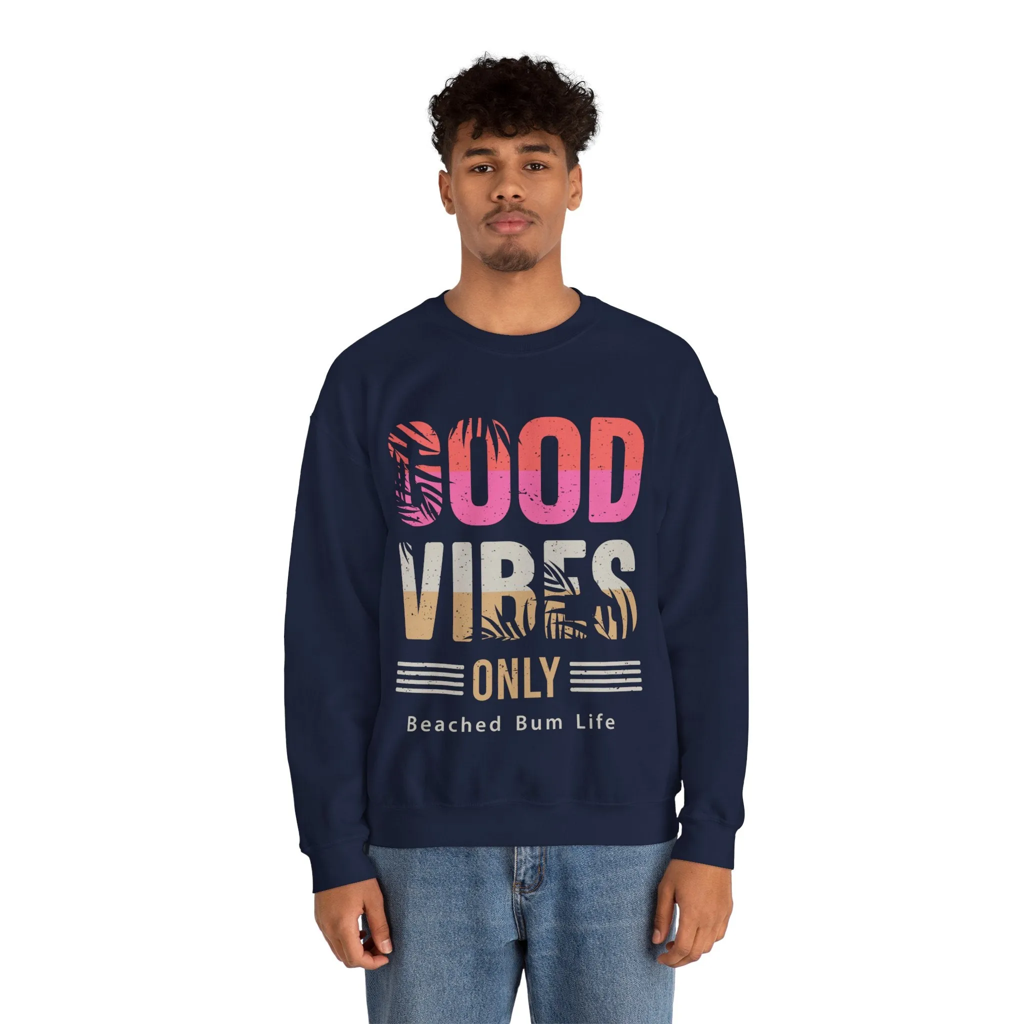 GOOD VIBES - Unisex Heavy Blend™ Crewneck Sweatshirt