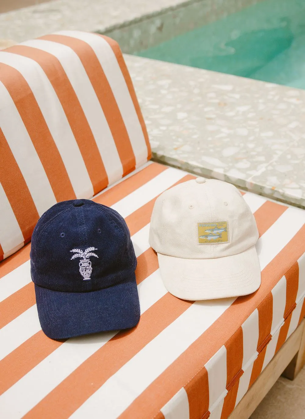 Greek Frieze Cap | Corduroy | Navy