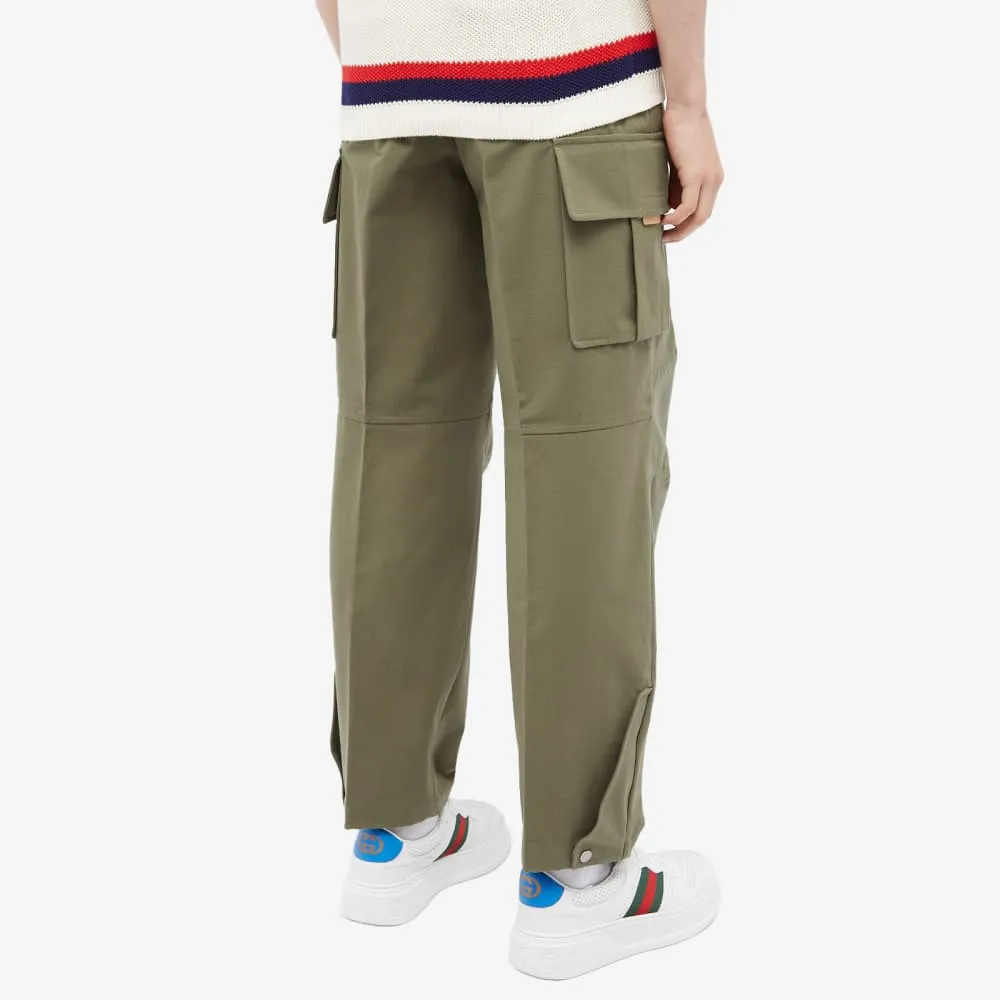 Gucci cargo pants, khaki