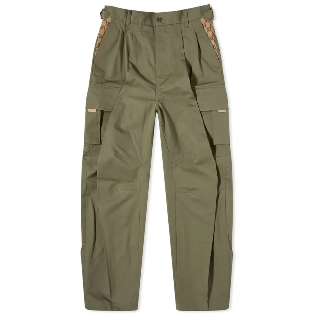 Gucci cargo pants, khaki