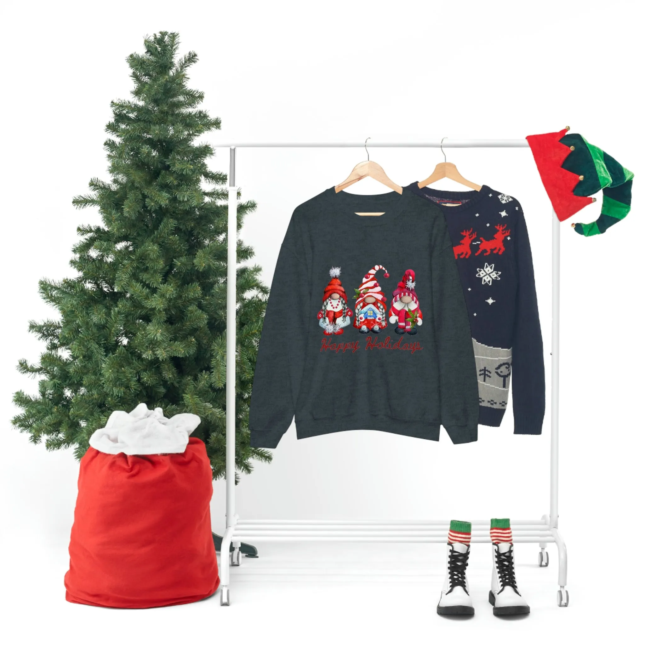 happy holidays Unisex Heavy Blend™ Crewneck Sweatshirt