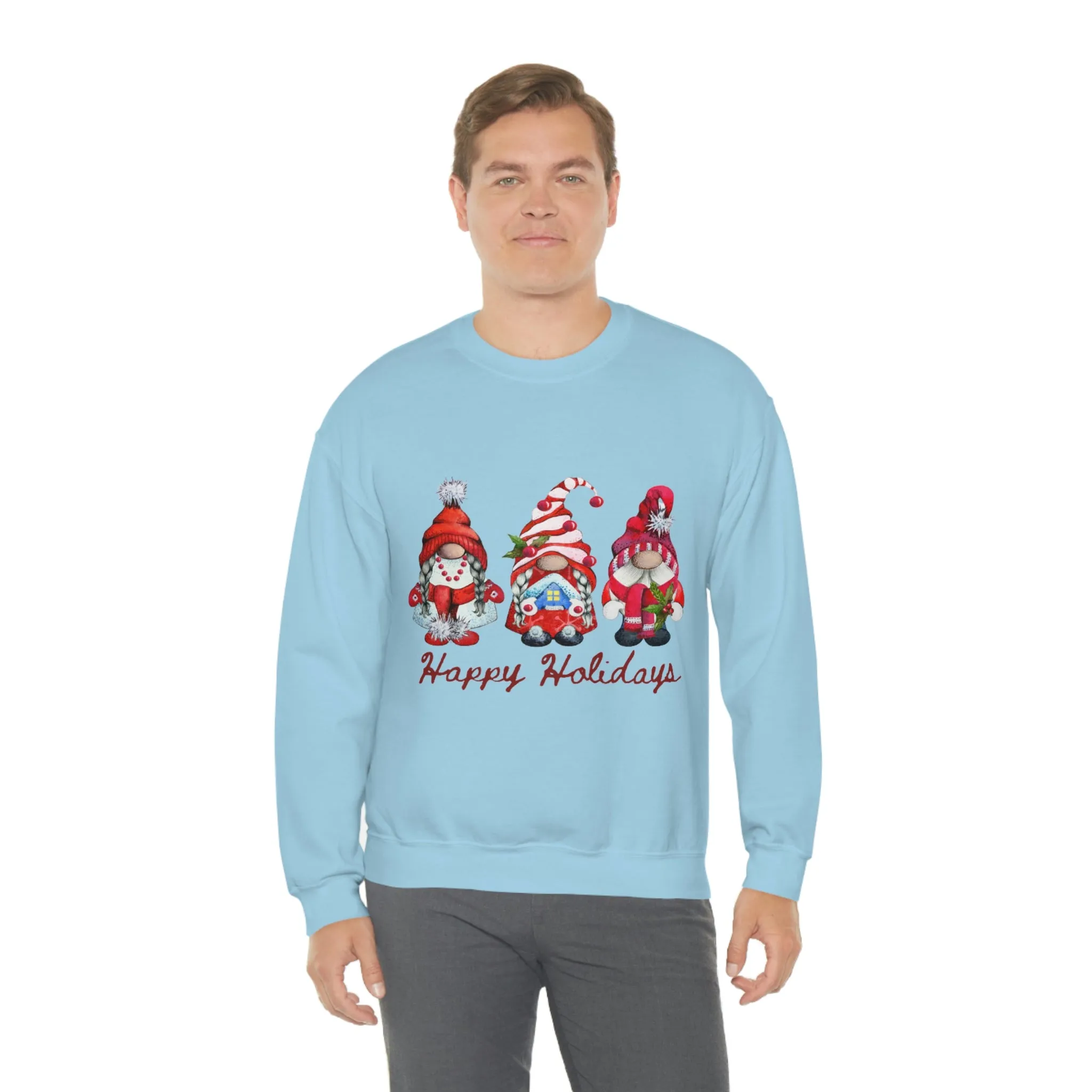 happy holidays Unisex Heavy Blend™ Crewneck Sweatshirt