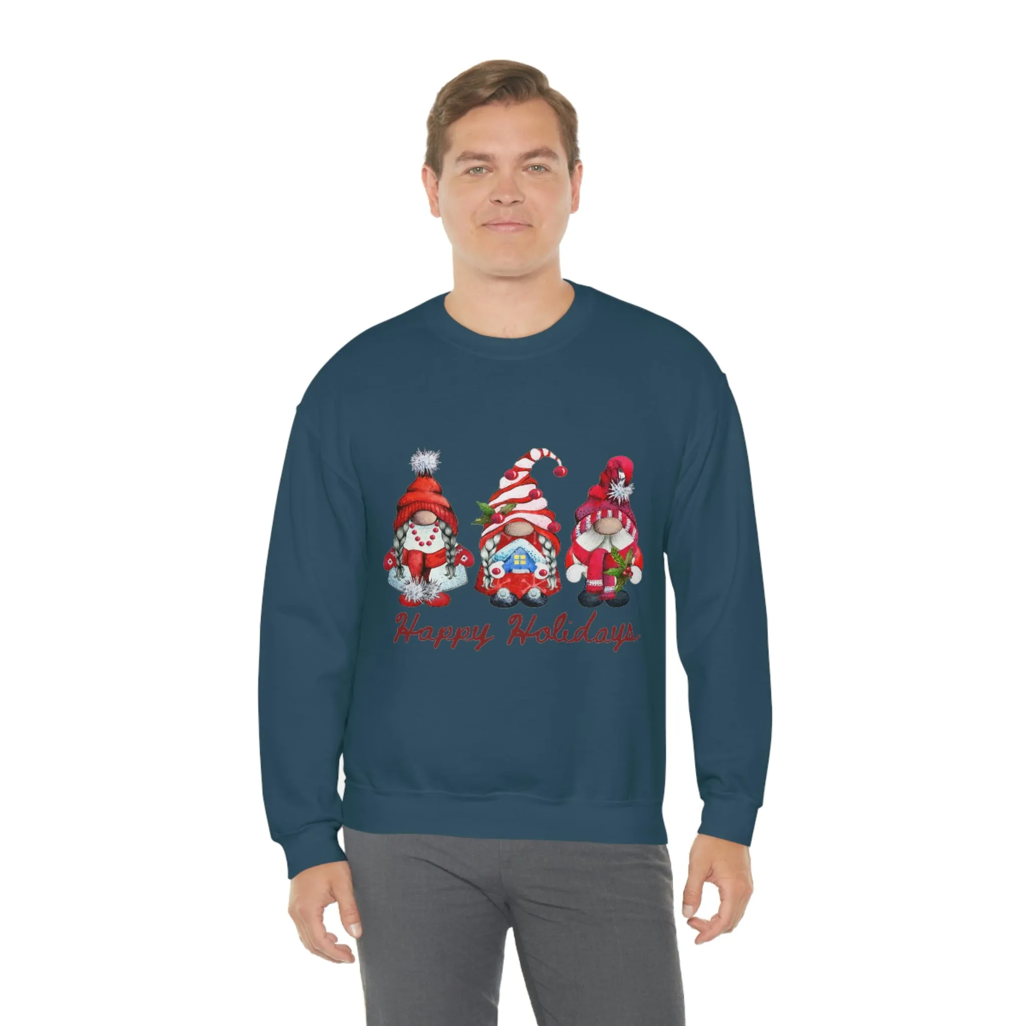 happy holidays Unisex Heavy Blend™ Crewneck Sweatshirt