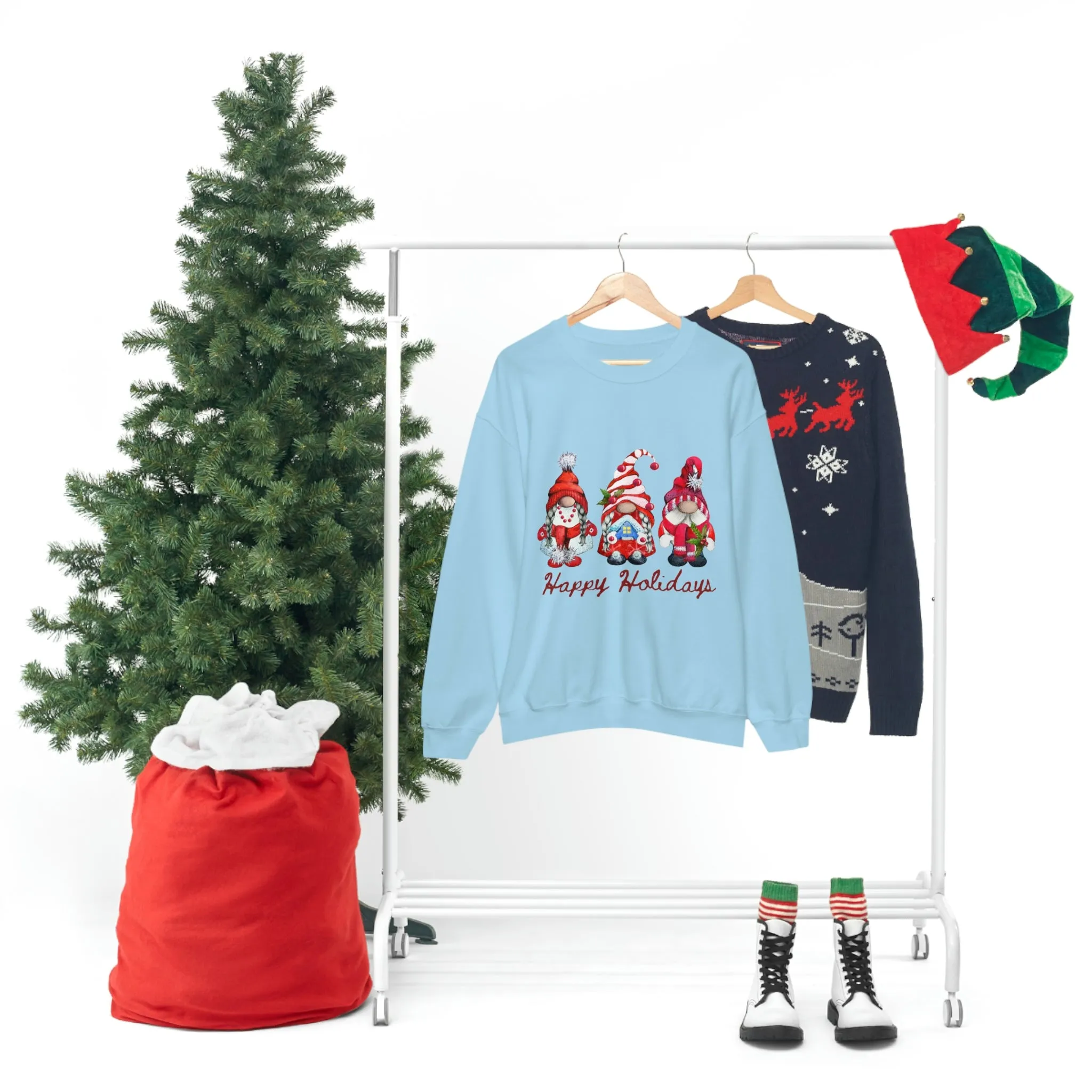 happy holidays Unisex Heavy Blend™ Crewneck Sweatshirt